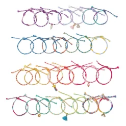 30 Bracelets Enroulés Arc-En-Ciel