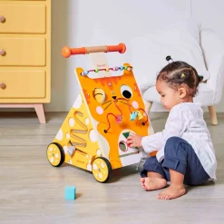 Chariot Multi-Activités Chat (bois)