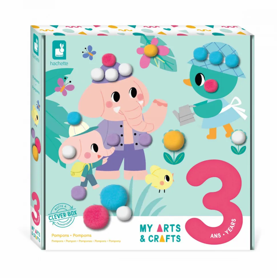 Coffret Créatif Pompons - 3 ans