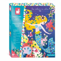 Coffret Créatif Sequins à Coller Sirènes
