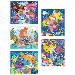 Coffret Créatif Sequins à Coller Sirènes