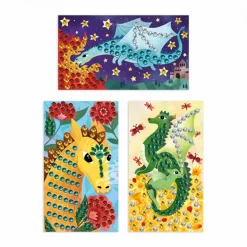 Coffret Créatif Sequins à Coller Dragons