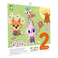 Coffret Créatif Stickers Epais Repositionnables - 2 ans