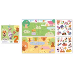 Coffret Créatif Stickers Epais Repositionnables - 2 ans