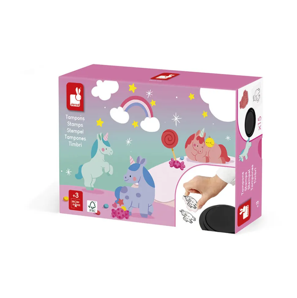 Coffret de 15 Tampons Unicorn Stampinoo