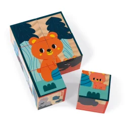 Cubes en bois animaux - Partenariat WWF®