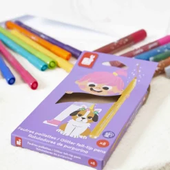 Feutres Pailletés x8