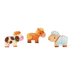 Funny Magnet - Ferme (bois)