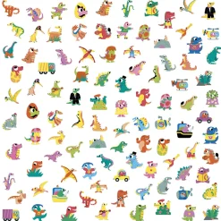 Gommettes Dinosaures x100