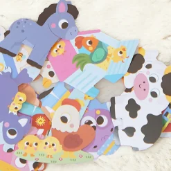 Grandes Gommettes Animaux de la Ferme x50