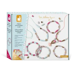Kit Créatif - 6 bijoux Perles de Papier à Créer