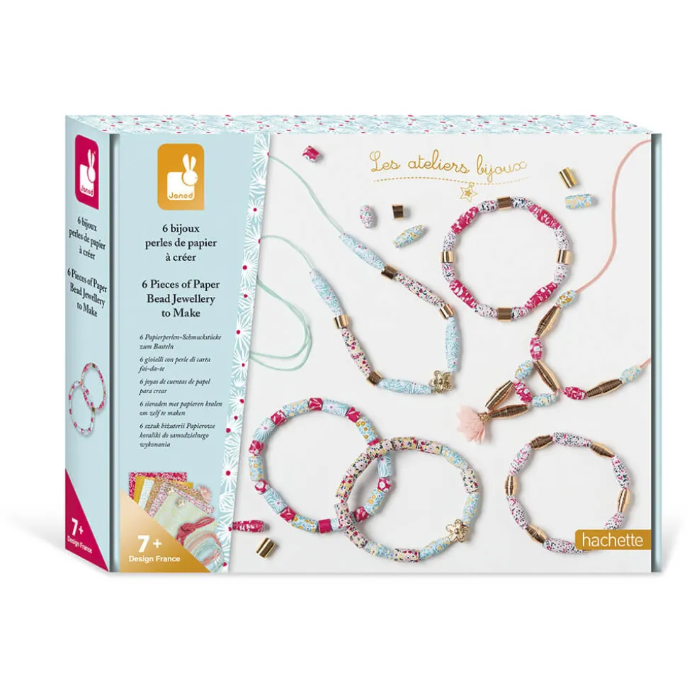 Kit Créatif - 6 bijoux Perles de Papier à Créer