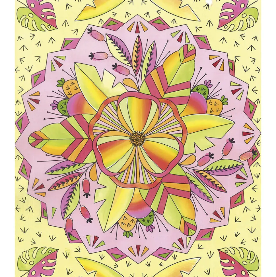 Kit Créatif - 4 Tableaux Peinture Arc-en-Ciel Mandala