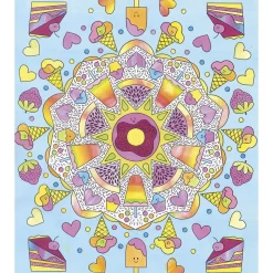 Kit Créatif - 4 Tableaux Peinture Arc-en-Ciel Mandala