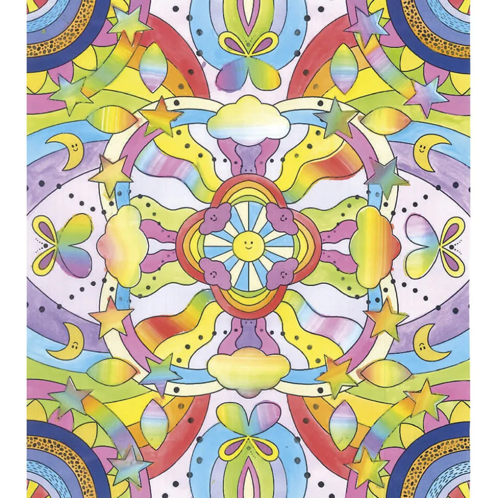 Kit Créatif - 4 Tableaux Peinture Arc-en-Ciel Mandala