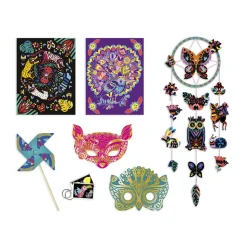 Kit Créatif - Coffret Multi-Activités Scratch Art