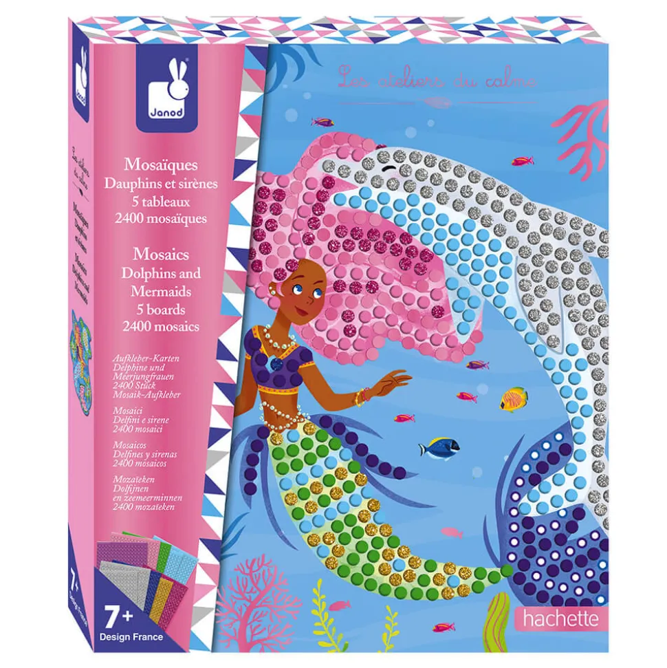Kit Créatif - Mosaïques Dauphins et Sirènes
