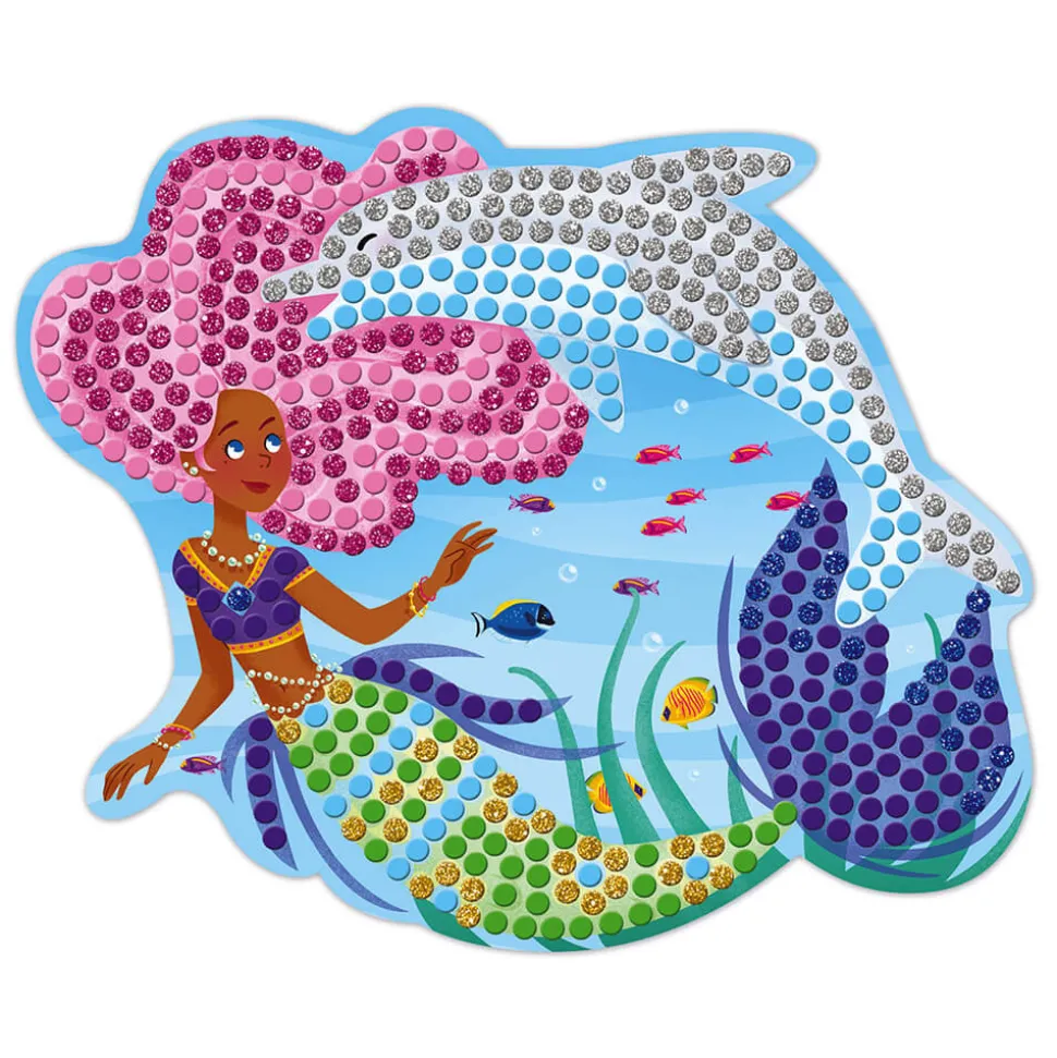 Kit Créatif - Mosaïques Dauphins et Sirènes