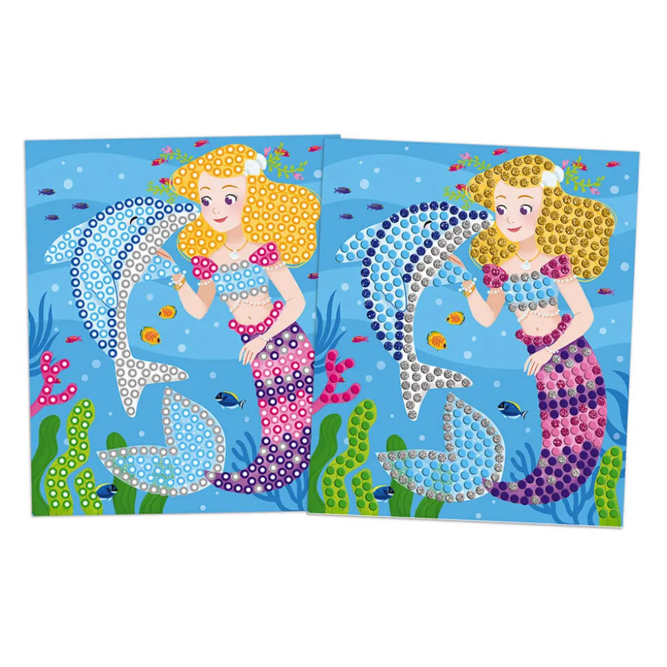 Kit Créatif - Mosaïques Dauphins et Sirènes