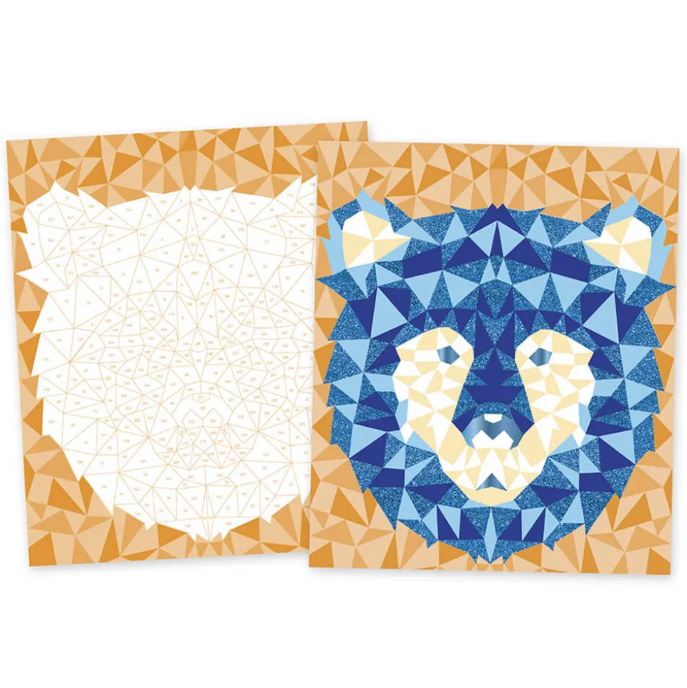Kit Créatif - Mosaïques Mousse Animaux de la Forêt