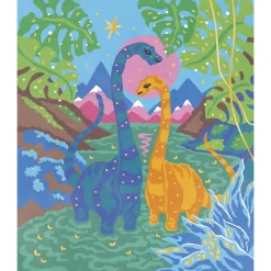 Kit Créatif - Peinture par Numéro Dinosaures