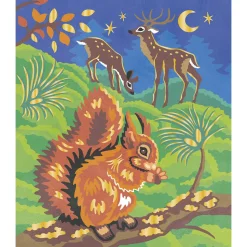Kit Créatif - Peinture par Numéro Animaux de la Forêt