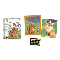 Kit Créatif - Peinture par Numéro Animaux de la Forêt