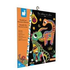 Kit Créatif - Scratch Art Dinosaures Silhouettés