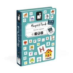 Magnéti'book alphabet anglais, 142 magnets