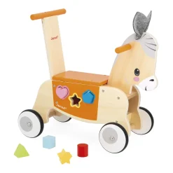 Porteur Âne en bois