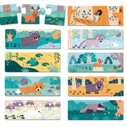 Puzzle Animaux Les Empreintes - Partenariat WWF®