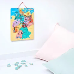 Puzzle Carte d'Allemagne Magnétique (bois)