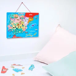 Puzzle Carte Péninsule Ibérique Magnétique 60 pièces