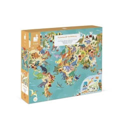 Puzzle Educatif Géant Dinosaures 200 pièces