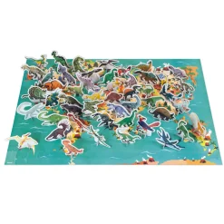 Puzzle Educatif Géant Dinosaures 200 pièces