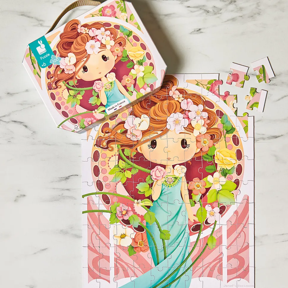 Puzzle Inspiré de Mucha 100 pièces