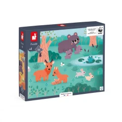 Puzzle Panoramique 4 Saisons 36 pièces - Partenariat WWF®