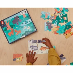 Puzzle Panoramique 4 Saisons 36 pièces - Partenariat WWF®