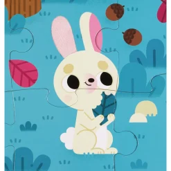 Puzzle Tactile Les Animaux de la Forêt 20 pièces