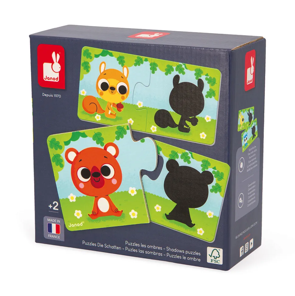 Puzzles les Animaux et Leur Ombre