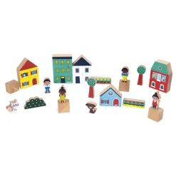 Set de 36 cubes en bois Ville - Cross Roads