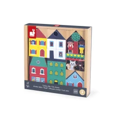 Set de 36 cubes en bois Ville - Cross Roads