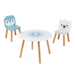 Table et 2 chaises Banquise (Bois)