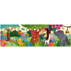 Valisette puzzle panoramique Jungle 36 pièces